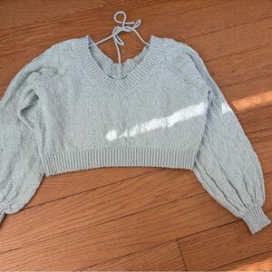 Altar'd State Light green V-Neck Sweater